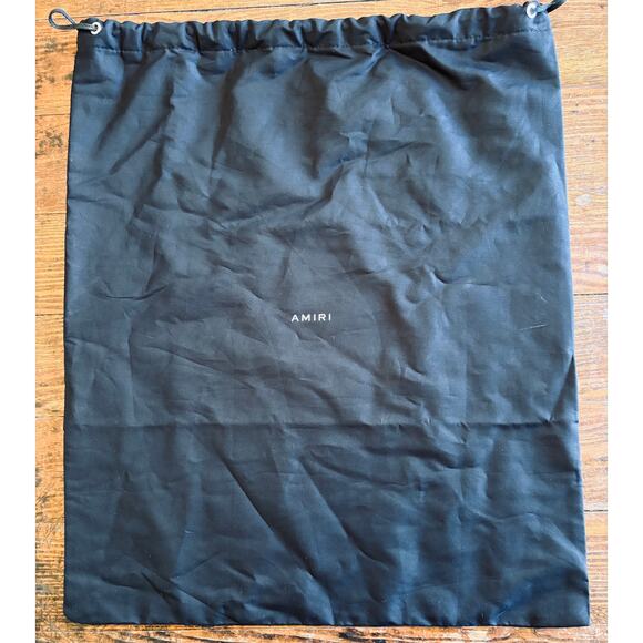Amiri Black Logo Adjustable Dust Bag - Picture 1 of 5